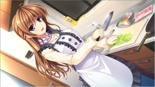 Cooking Chitose, I swear she's not yandere